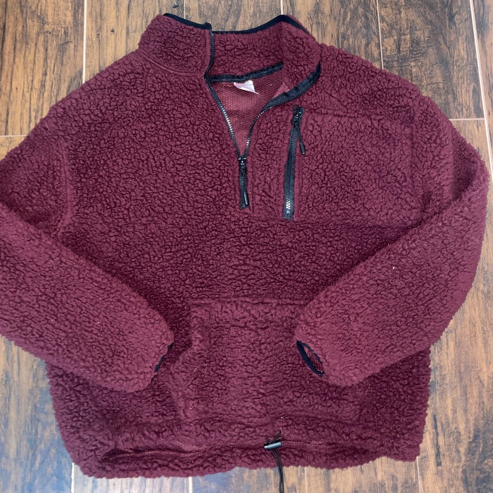 fuzzy sweater